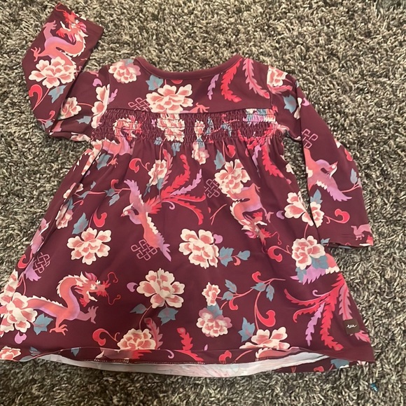 Tea flower patterned dress, size 9-12 months - Picture 3 of 3